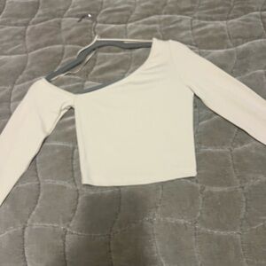 Stradivarius One Shoulder Crop Top